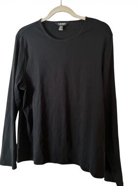 RRL Ralph‎ Lauren Black Cotton Long Sleeve Shirt Sz XXL TTG